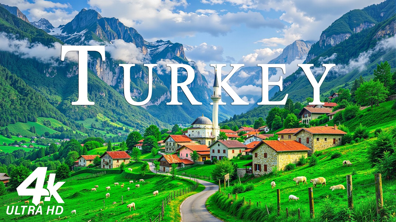 Turkey 4K – Black Sea Woodlands and Waterfalls Flowing Through Quiet Valleys