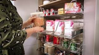 Cash & Carry Kitchens: Larder Unit with Pull Out Baskets