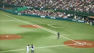 20100320西武始球式.AVI