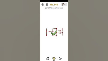 Brain out level 143 | Make the equation true answer walkthrough
