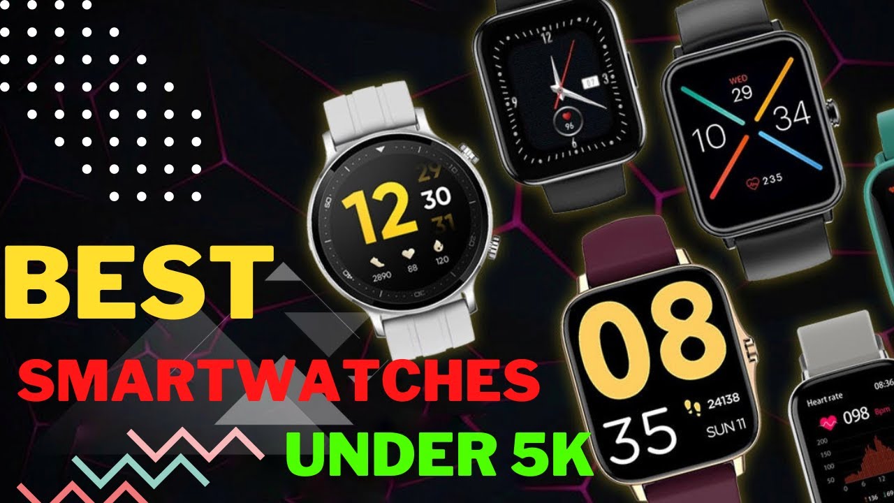 Top 5 Best Smartwatches Under ₹5000 In December 2022⚡Bluetooth Calling