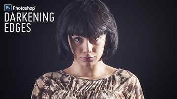 How to Darken Photo Edges in Photoshop - Vignette Effect Tutorial