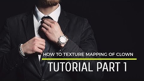 Metasequoia 4 Tutorial Intermediate Level 17 : How to Texture Mapping Of Clown Model 1#phionestudio