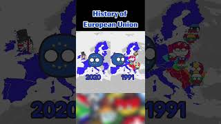 History Of European Union #countryballs #history ory