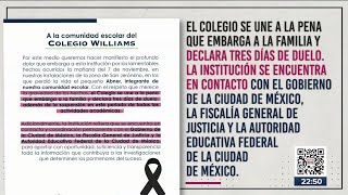 Nio Muere Ahogado En El Interior Del Colegio Williams  Noticias Con Ciro Gmez Leyva