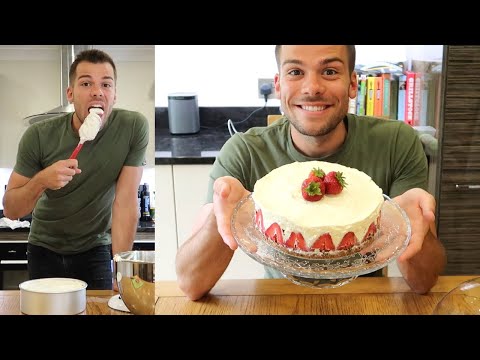 NO BAKE Strawberry Cheesecake 🍓