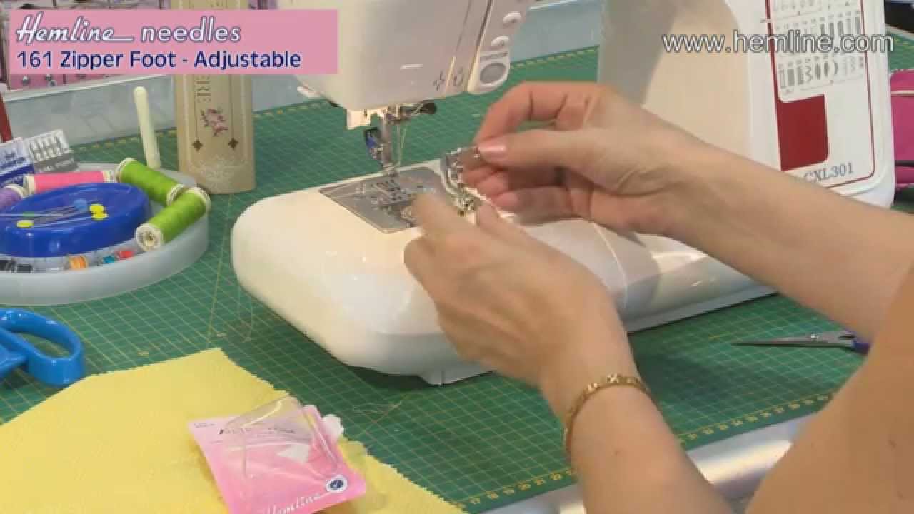 Adjustable Zipper Foot YouTube