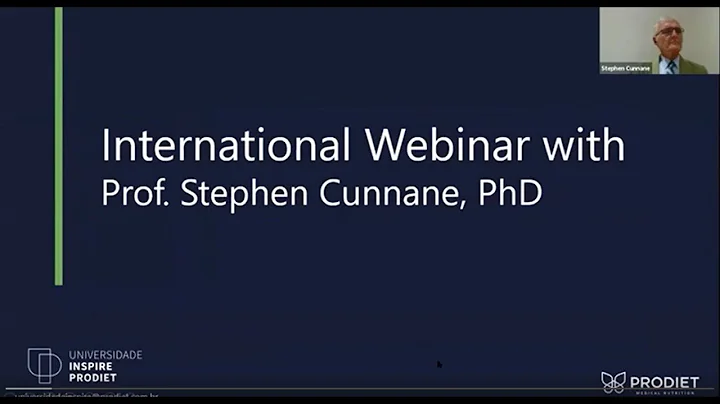 Webinar Internacional | Dr. Stephen Cunnane