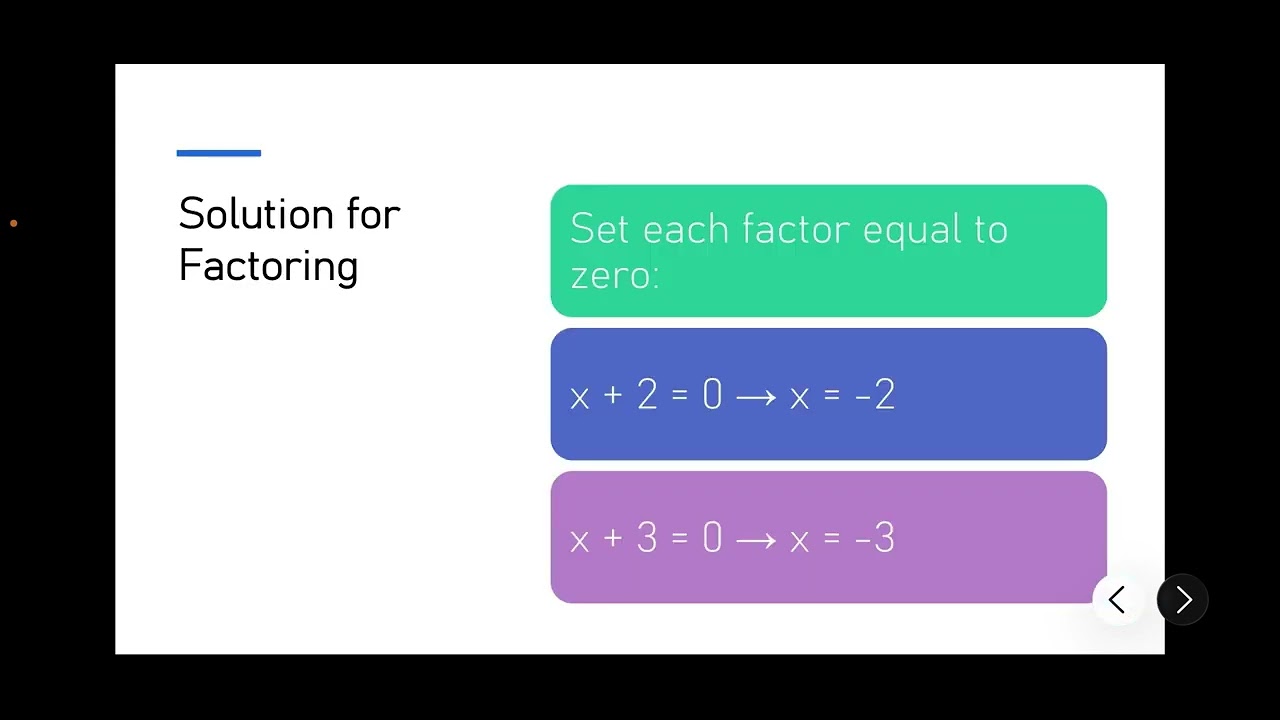 How to solve quadratic equations