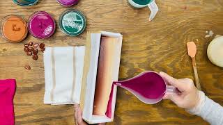 How to make a Luna Swirl soap  Storge