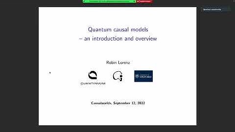 Quantum causal models -- an introduction and overview | Robin Lorenz