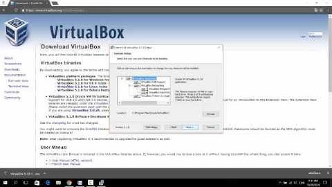 วิธีการติดตั้ง Oracle VirtualBox บน windows 10