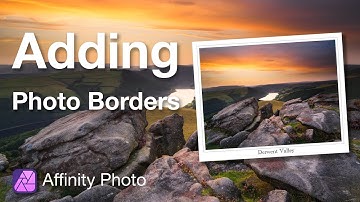 Create A Minimal Border Design for Your Photos: Affinity Photo