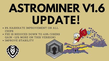 Dero - 8% Hashrate Improvement On All Chips! ASTROMINER UPDATE V1.6