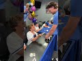 Reverse Signing with our Heroes from Children's Mercy #kcroyals #baseballcards #autograph #MLB