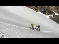 Forcella Col Fiedo, Croda Rossa d&#39;Ampezzo, Sci Alpinismo, Cortina D&#39;Ampezzo.