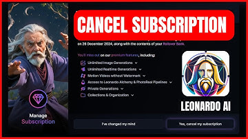 How to Cancel Leonardo AI Subscription