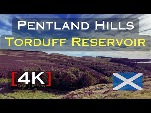 Torduff Reservoir [4K] | Pentland Hills | Bonaly I Edinburgh Walks | Hiking | Finding Wonders