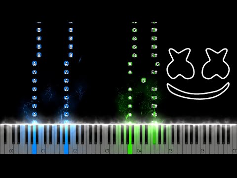 Marshmello - Alone Piano Tutorial