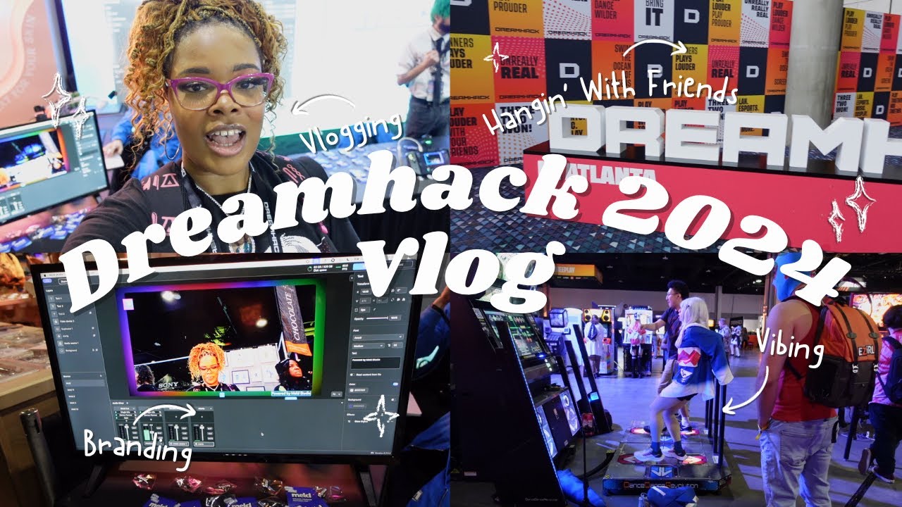 We're Outside Hackin'! - Pinky Vlog | Dreamhack ATL 2024 Vlog | 10/2024 