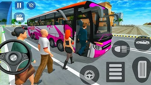 Real Bus Driving Coach Bus  | Red bus | Bus Simulator (Android , iOS)