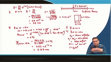 Lecture 31: Beams on Elastic Foundation - V