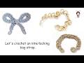 Easy Crochet Bag Strap | Beautiful Interlocking Crochet Cord Tutorial