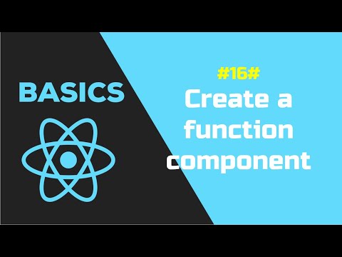 Lesson 16: Create function component