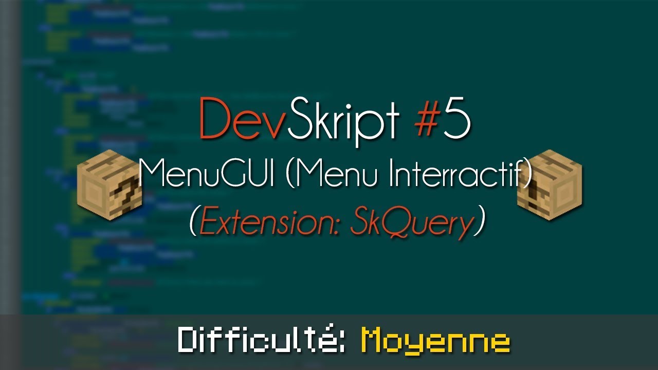[Tutoriel Skript] DevSkript #5 - MenuGUI (Menu Interactif) - YouTube
