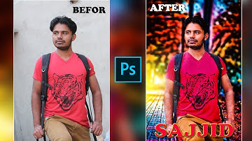 Photoshop cc Tutorial : How To Change Back & Chennal Mixer Effect In Adobe cc 2018