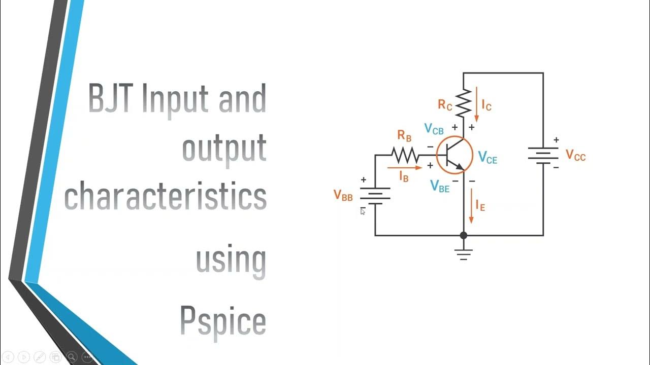 BJT Characteristics using Pspice 9.1 YouTube
