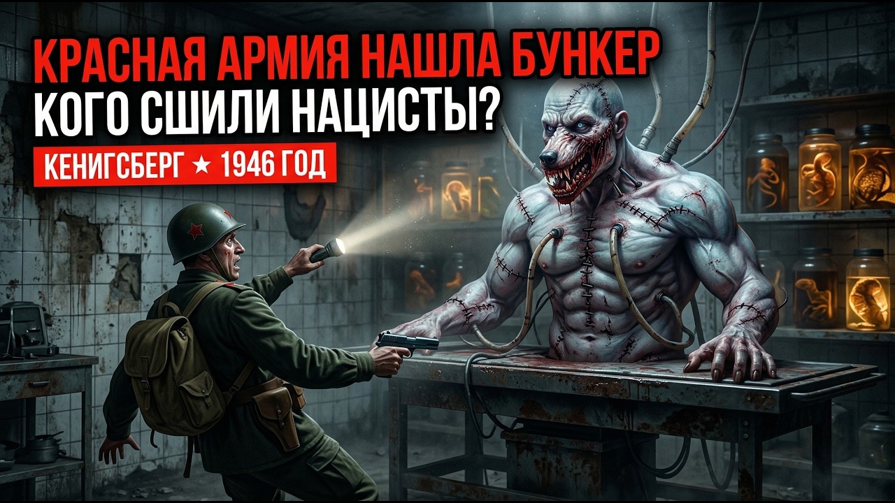 САПЕРЫ ВСКРЫЛИ БУНКЕР В КАЛИНИНГРАДЕ. Нацисты сшили там «ХИМЕРУ»