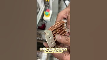 Precision Welding for Frame Breaker Bus Bars with Hafrei Technology!  #ElectricalManufacturing