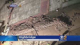 Bricks Fall From Wall On Cross Bronx Expressway