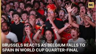 Brussels Reacts as Belgium Falls to Spain in World Cup Quarter-Final | AD13