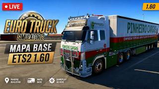 🚚 LIVE ETS2 1.60 | Viagem Longa e Carga de Químicos Pelo Mapa Base