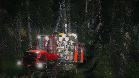 FS19 | Forestry On Ramna #13 | Forwarding With The Komatsu 855 | Timelapse