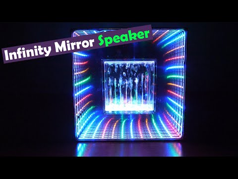 Infinity Mirror Water Dance Bluetooth Speaker