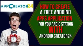 APP CREATOR 24 - A FULL VIDEO TUTORIAL HOW TO MAKE A FREE ANDROID APP APPLICATION FOR RADIO STATION screenshot 1