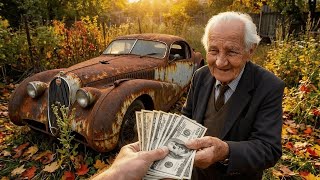 We Found a Bugatti Type 57SC Atlantic for $1,000… Then Restored It || ASMR Car Restoration!