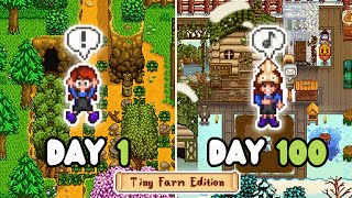 Can I complete 100 Days of Stardew Valley on a TINY FARM? screenshot 4