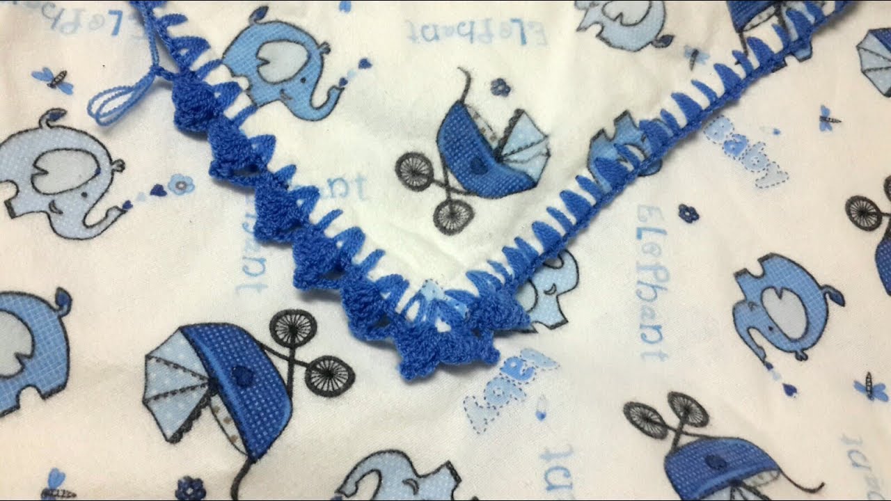 Bebek Battaniyesi Kenar Yapımı