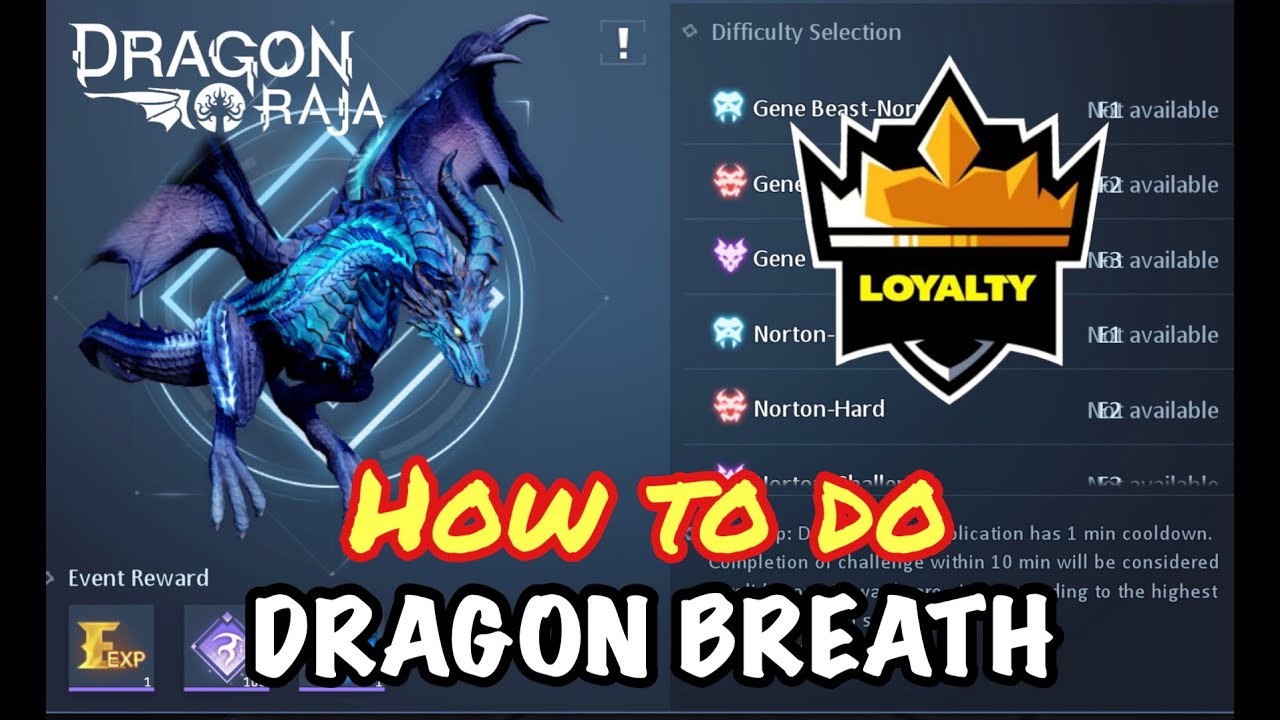 Dragon Breath - How to do Dragon Breath event | Dragon Raja Club event