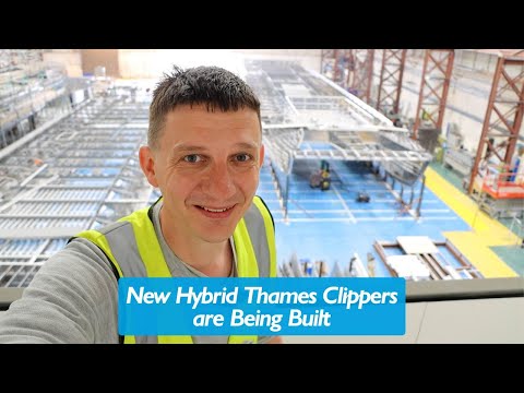 Construction of Hybrid Thames Clipper Boats
