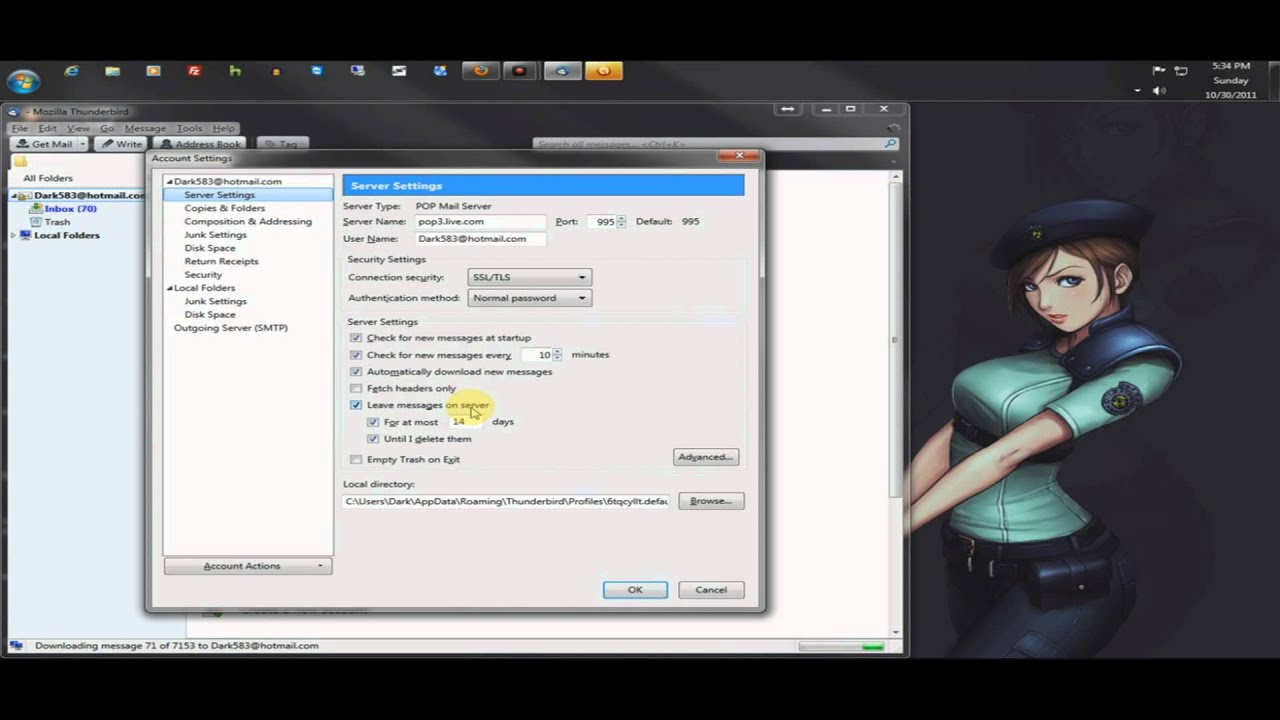 Setting up and Configuring Thunderbird Email Client - YouTube