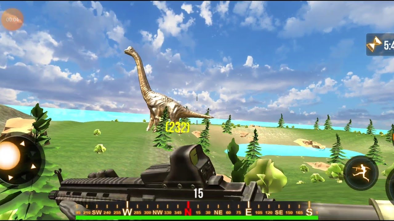 Dinosaur Hunter, FPS Shooting Game — Dinosaur Game walkthrough part=2
