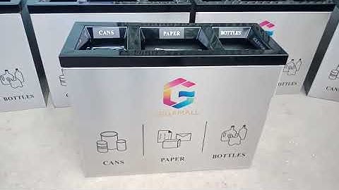 Thùng rác inox 3 ngăn - Trung tâm thương mại Giga Mall Thủ Đức - VietClean TV