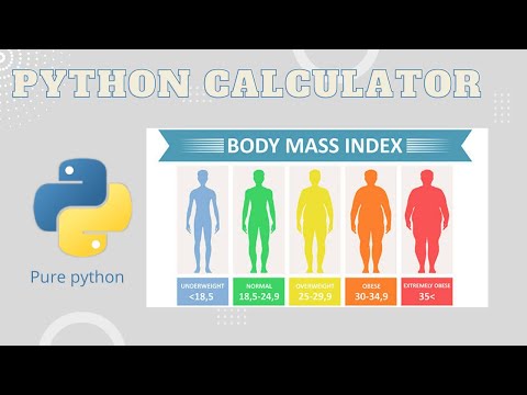 Pure Python Tutorial: BMI Calculator!!! Watch till the end or :-))