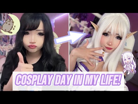 DAY IN THE LIFE OF A COSPLAY GIRL!! (friend date, shopping, haul,  & cosplaying!)