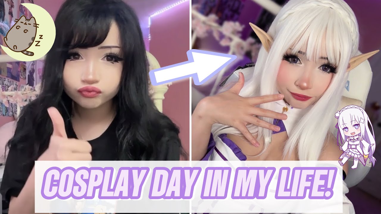 DAY IN THE LIFE OF A COSPLAY GIRL!! (friend date, shopping, haul,  & cosplaying!)